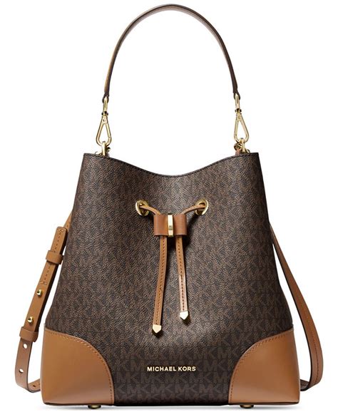 michael michael kors mercer gallery medium logo tote bag|michael kors mercer bucket bag.